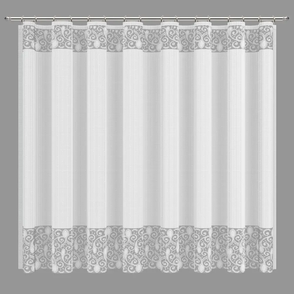 Тюль  для кухни Трифоль 170x155 см цвет белый Santreyd STLM-2028633 - Вид №1