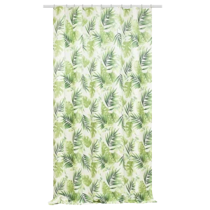Штора на ленте «Тропики» 160х270 см цвет зеленый