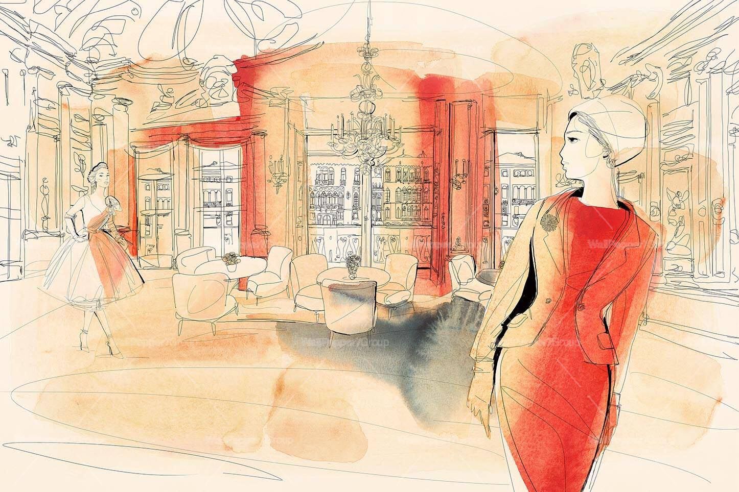 Carta da parati multicolor, PVC free, eco-friendly, lavabile WallPepper нюансы ARCH-00028565 - Вид №1