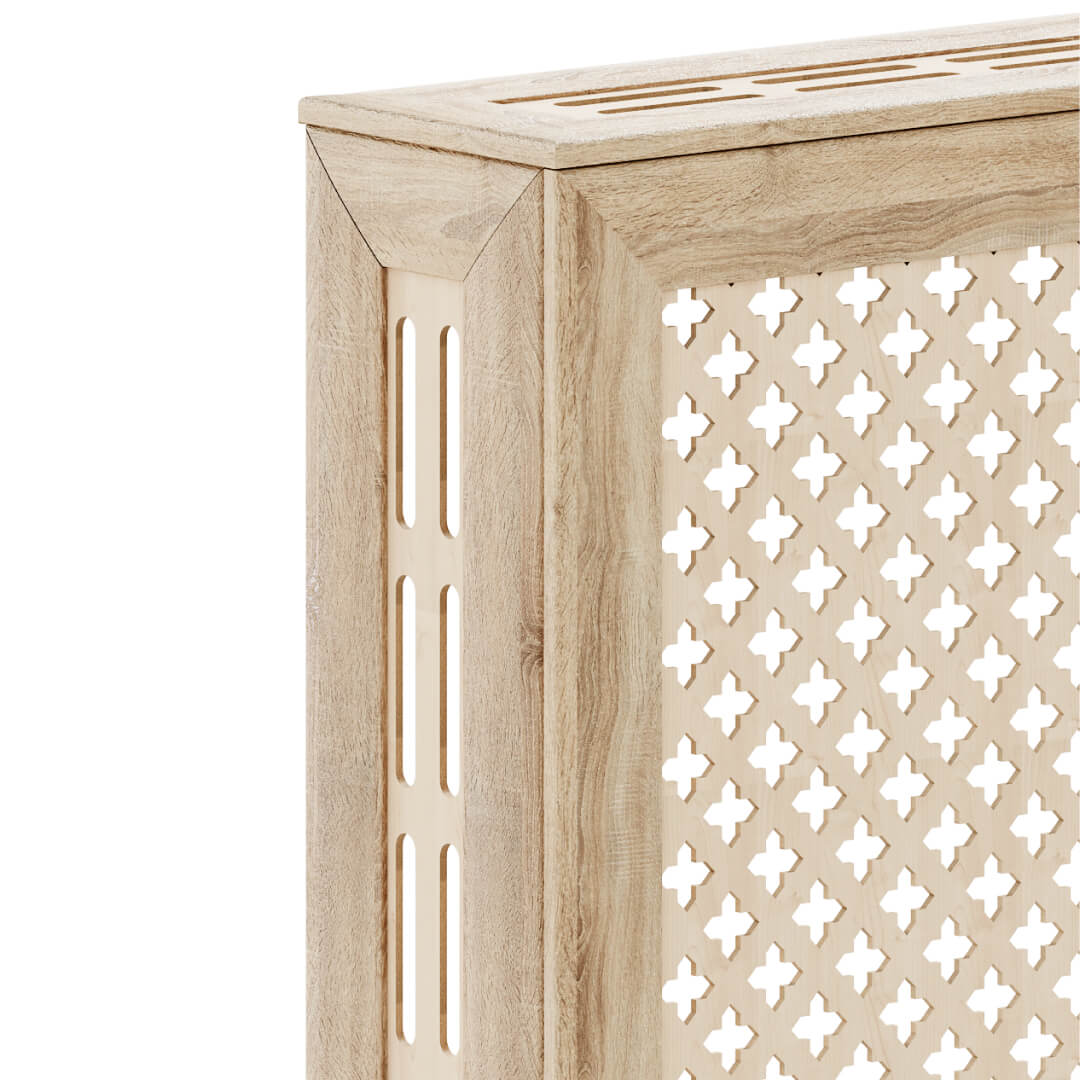 Экран для радиатора 120х60 см Готико дуб сонома STELLA Standart STSR-1127