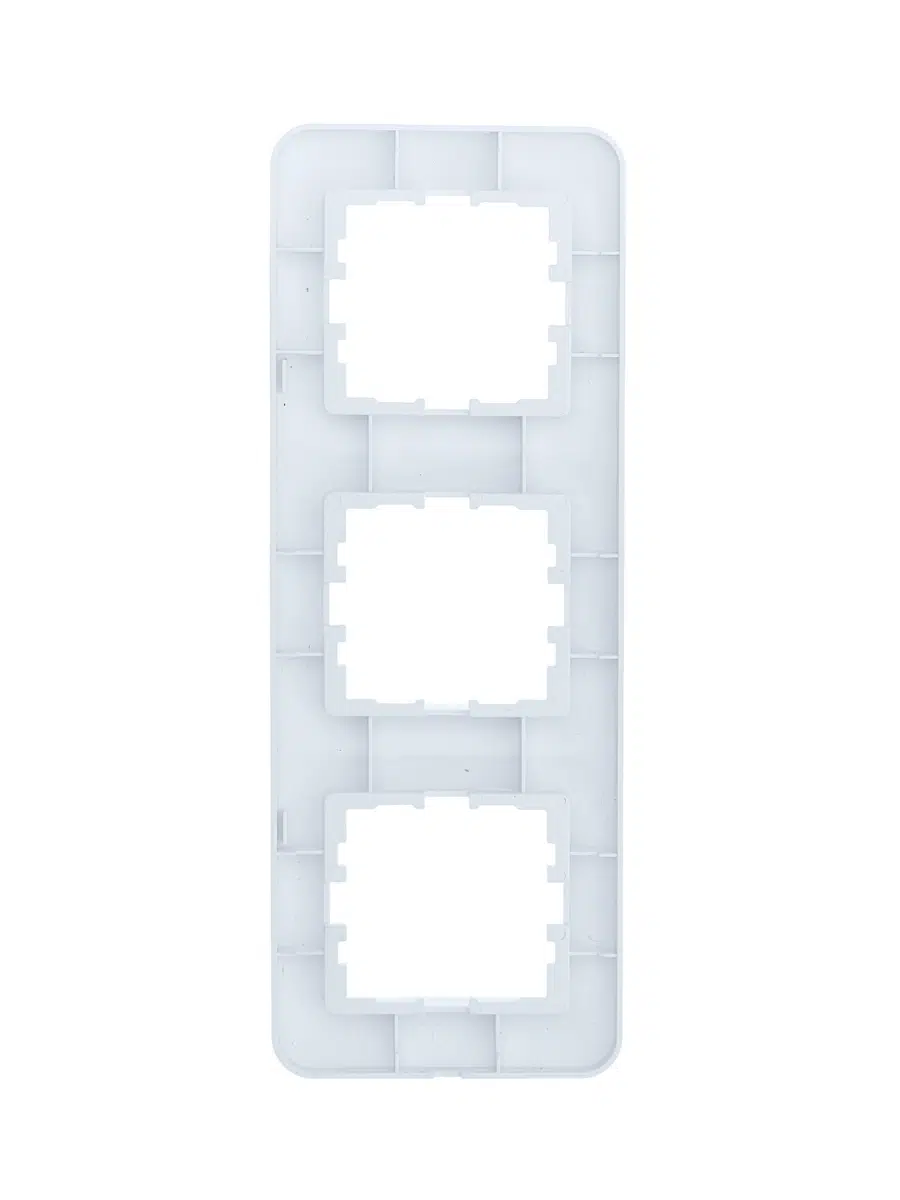 ASTI Рамка 3-ая вертикальная б/вст белая LEZARD 7081-0200-153 - Вид №2