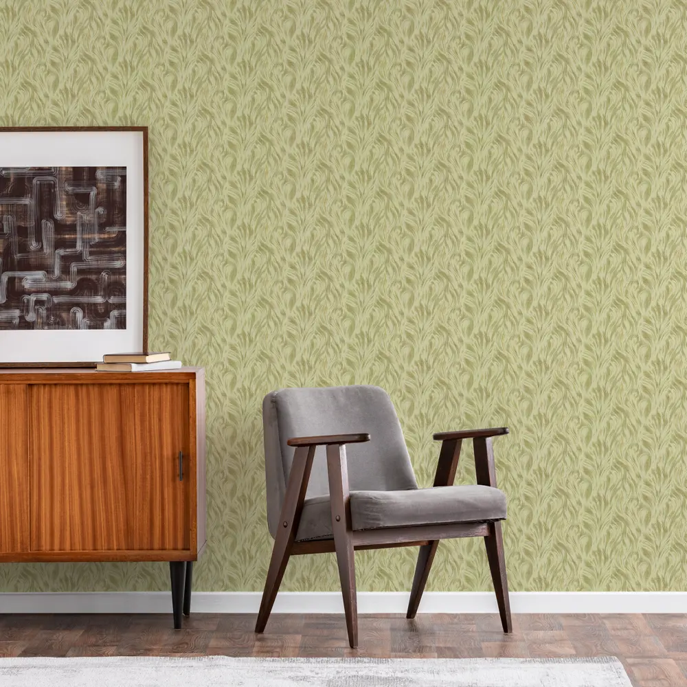 Обои флизелиновые Inspire Natalya зелёные 1.06 м 362-77 STLM-2154722 - Вид №2