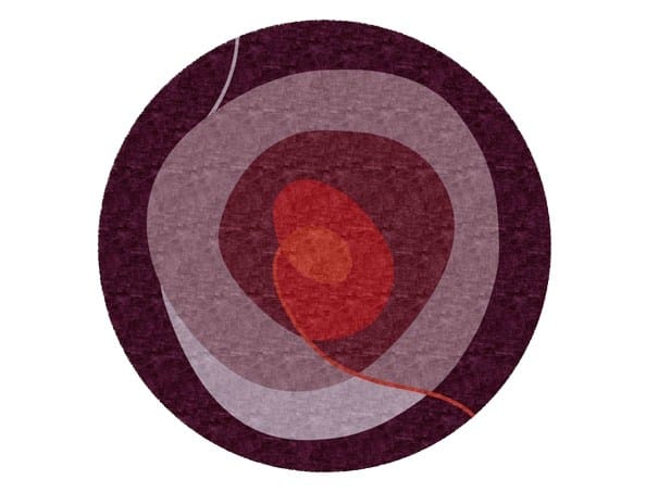 Круглый ковер ручной работы Deirdre Dyson Circular Designs ARCH-00111620 - Вид №1