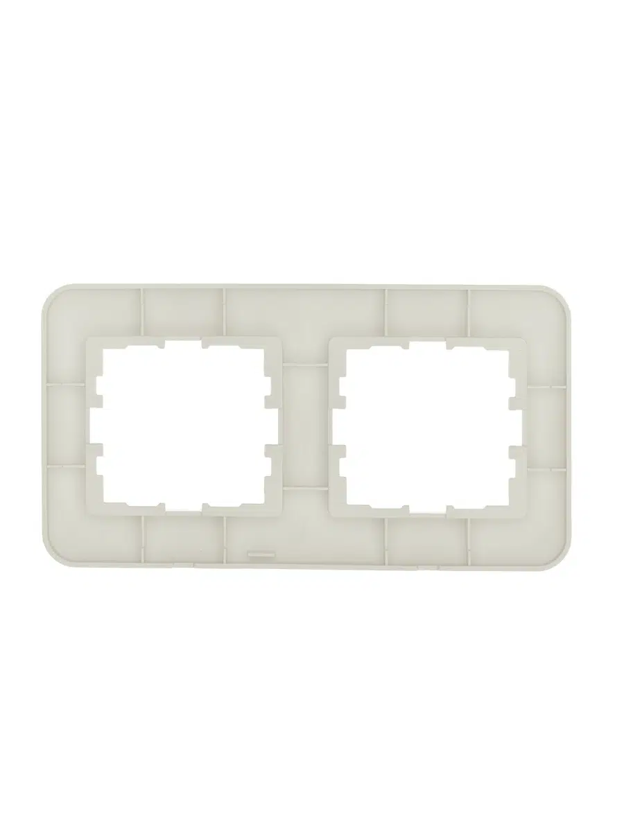 ASTI Рамка 2-ая горизонтальная б/вст крем LEZARD 7081-0300-147 - Вид №1