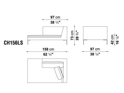 Угловой диван из ткани B&B Italia ARCH-00112684 - Вид №12