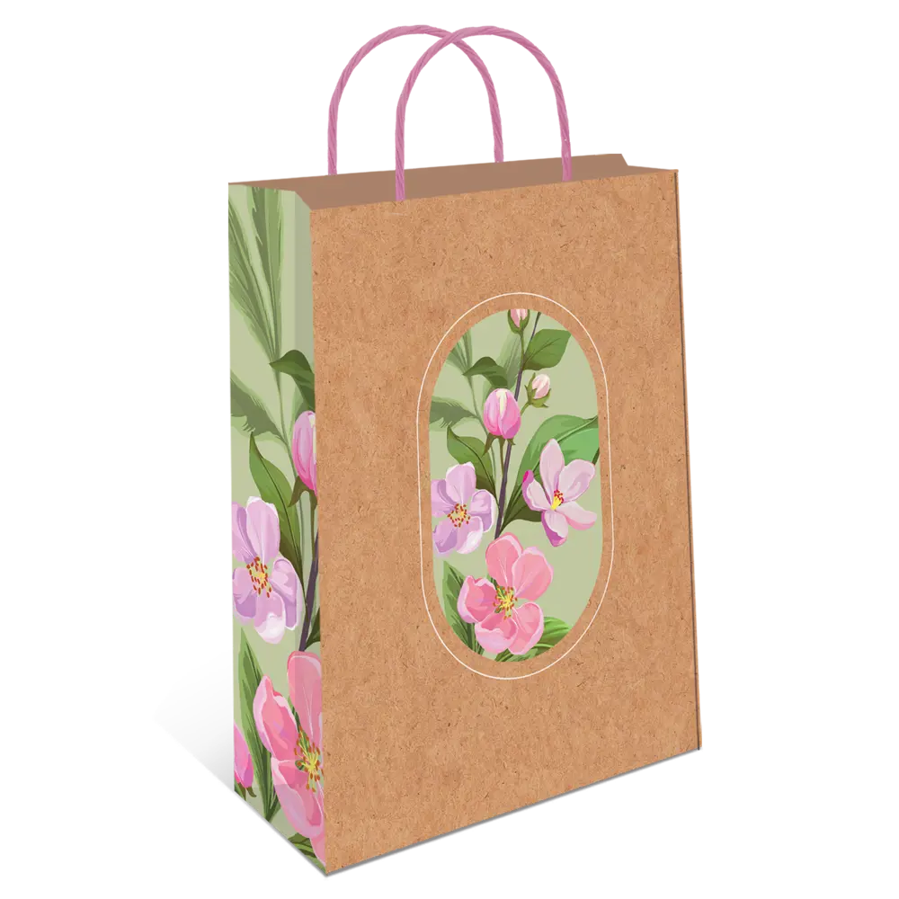 Подарочный пакет Арт и дизайн Крафт 26x32x12 см цвет разноцветный STLM-2046268 - Вид №2