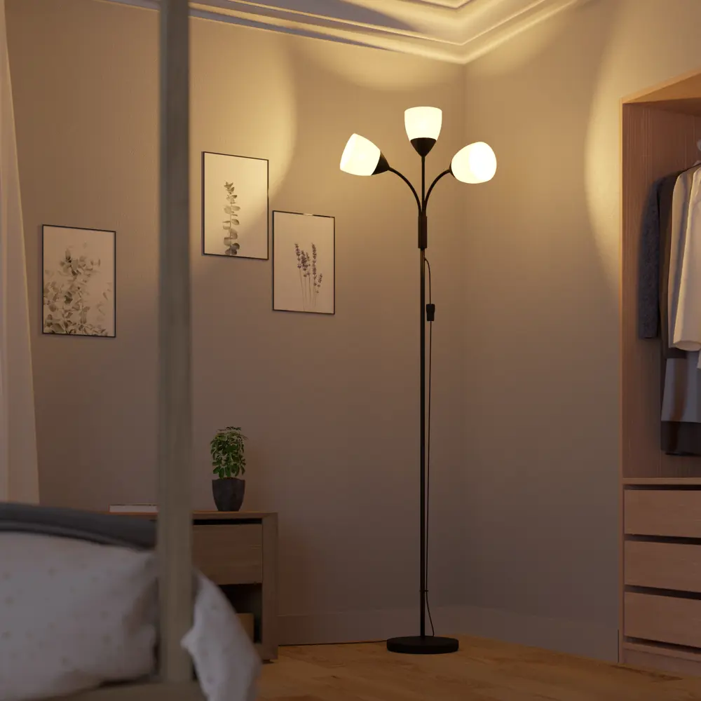 Торшер INSPIRE Dahlia с регулируемыми плафонами 84731249 STLM-0054203