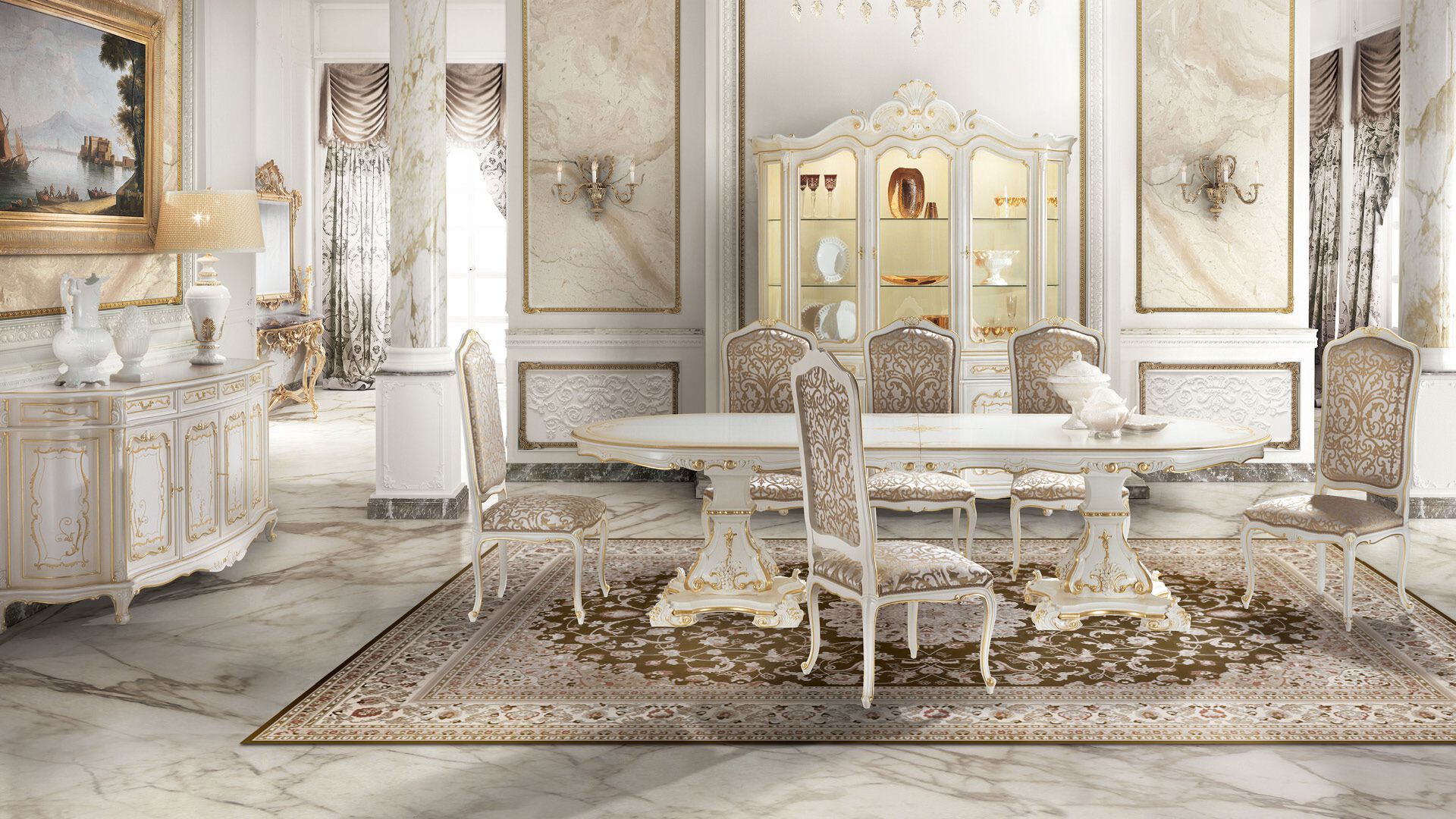 Стол в стиле барокко ANGELO CAPPELLINI Timeless Italian Style ARCH-00004732