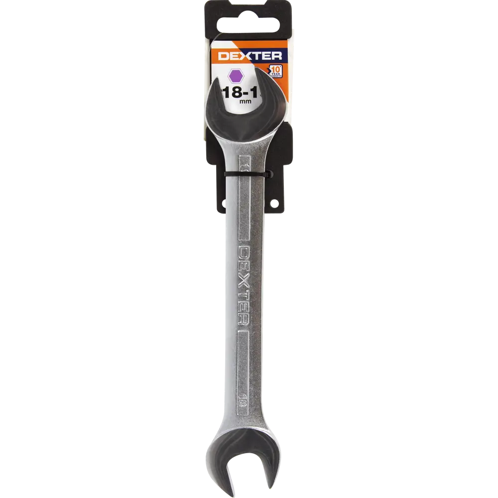 Ключ рожковый Dexter 18x19 мм CR-V STLM-2159905 - Вид №4