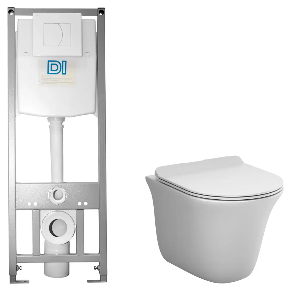 Комплект инсталляции Di с безободковым унитазом AM.PM Force STLM-2166595