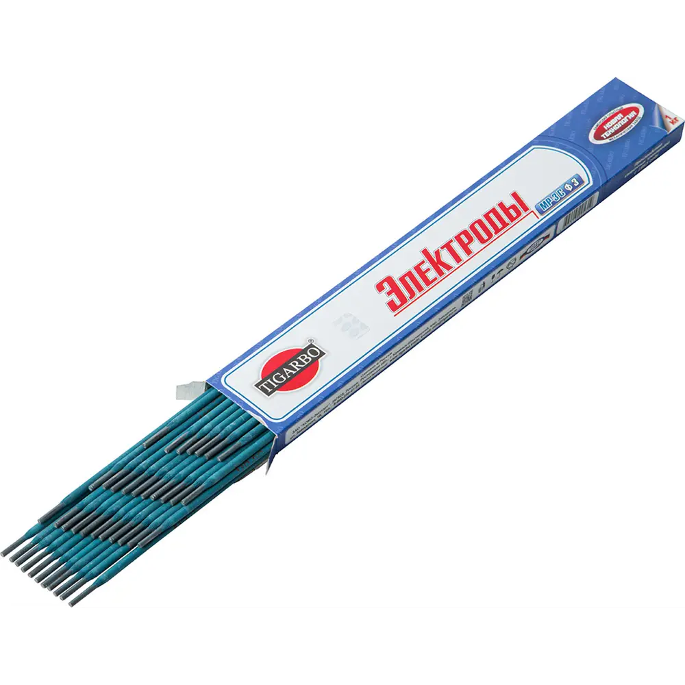 Электроды сталь Tigarbo МР-3С 3 мм, 1 кг STLM-2190673 - Вид №1