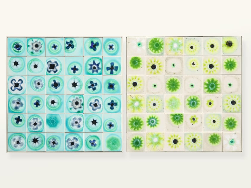 Стальной и стеклянный журнальный столик для сада Paola Lenti BLOOM ARCH-00023016