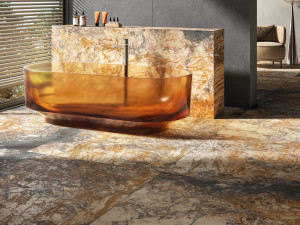 Пол / напольное покрытие из керамогранита с мраморным эффектом