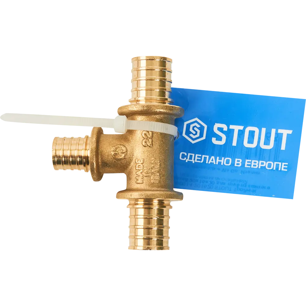 Тройник переходной STOUT 3/4" для систем водоснабжения 82197809 STLM-0021708 - Вид №2