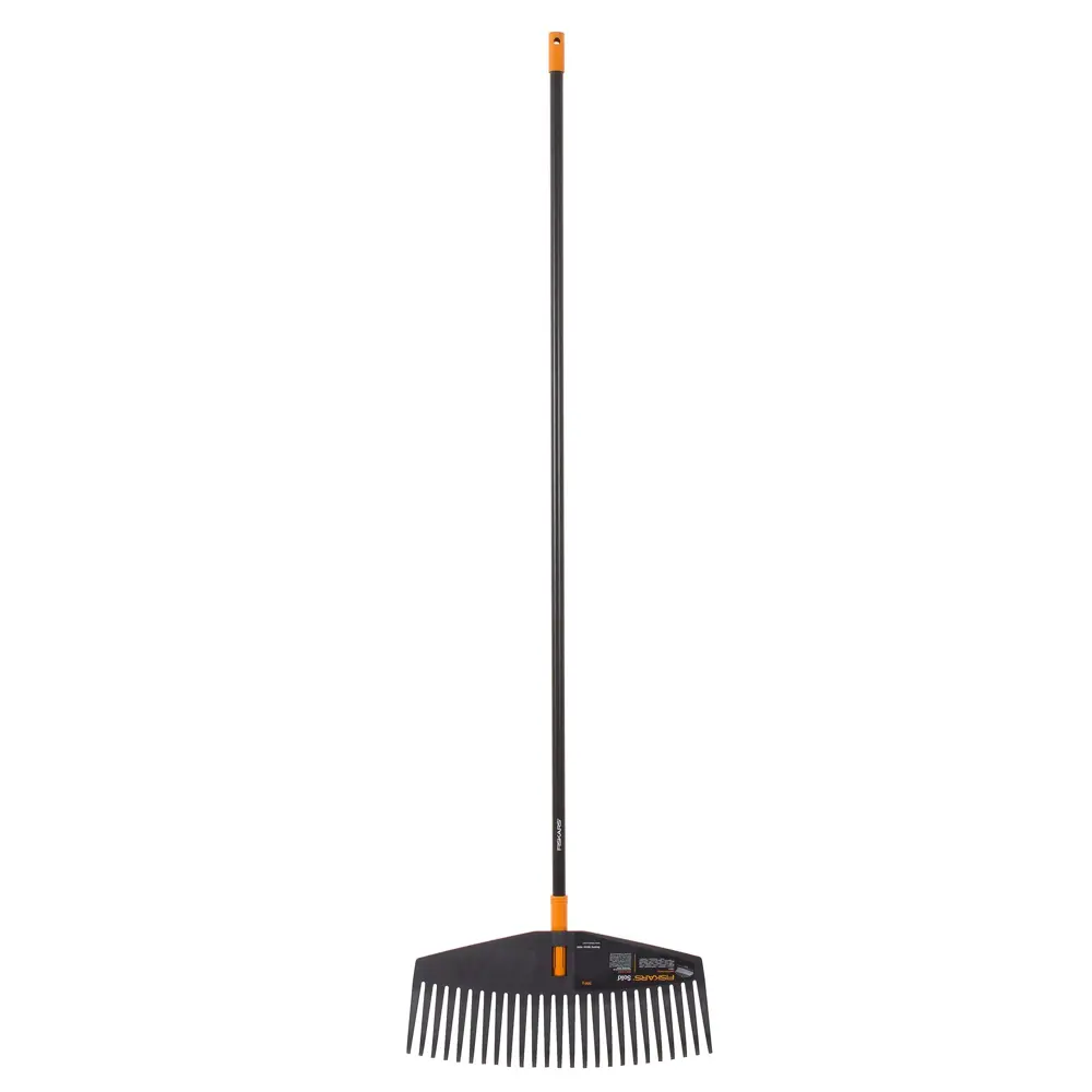 Грабли веерные Fiskars 25 зубьев 171 см пластик, с черенком STLM-2082600