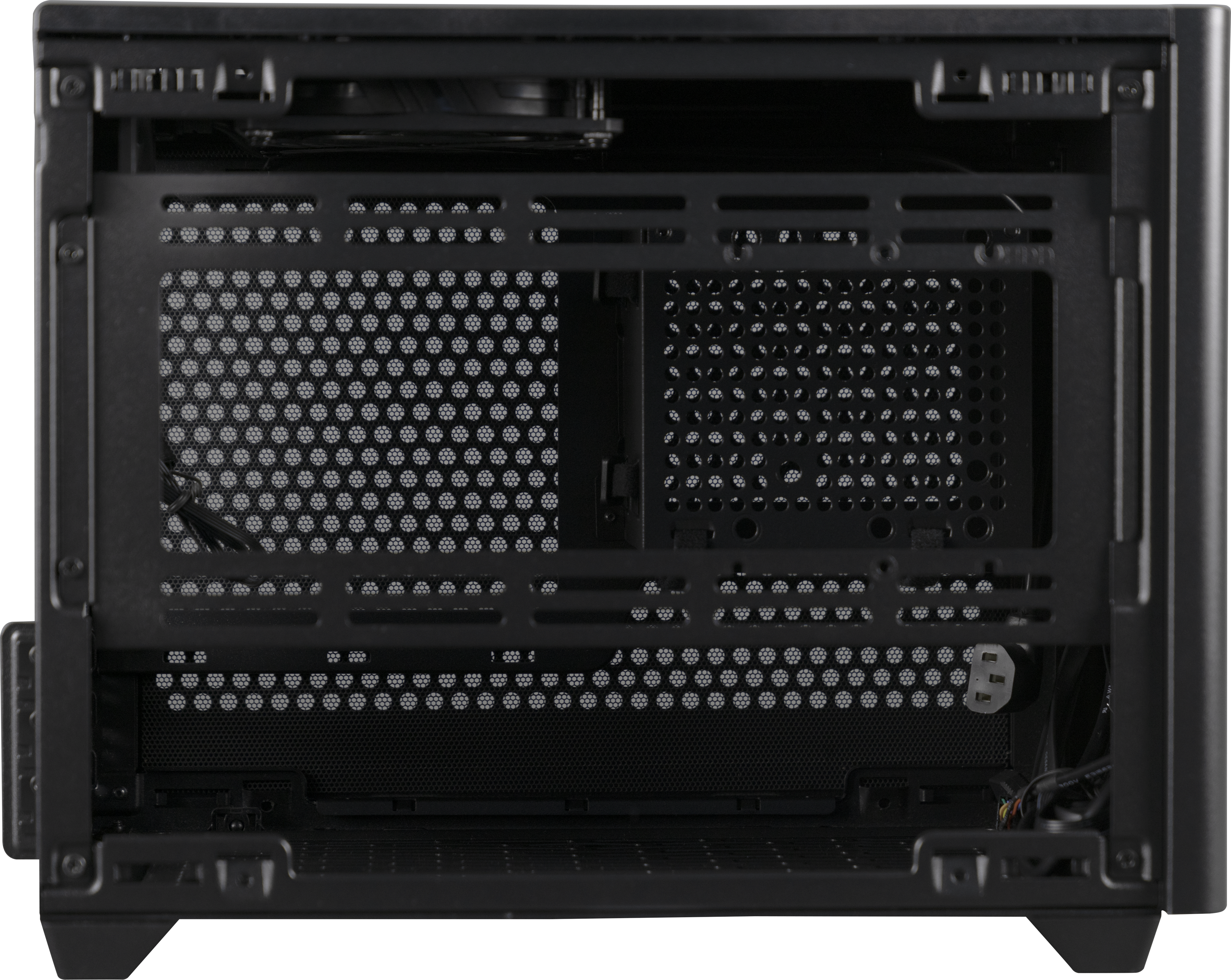 MCB-NR200-KNNN-S00 masterbox nr200, usb3.0x2, 1x92 fan, 1x120 fan, black, steel panel, w/o psu, mitx Cooler Master Cooler Master MasterBox Santreyd  - Вид №12