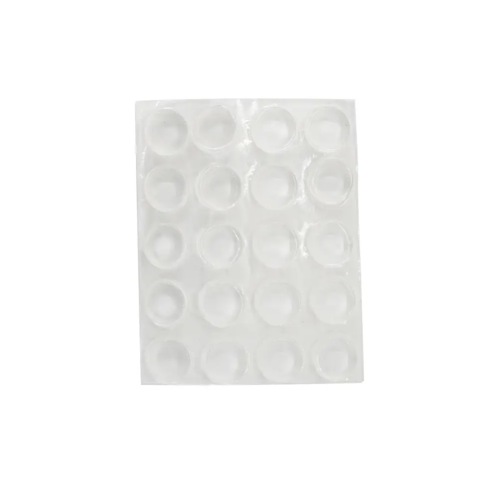 Набор накладок на мебельные ножки шестигранные фетр цвет белый DILWIS STLM-2056649 - Вид №1