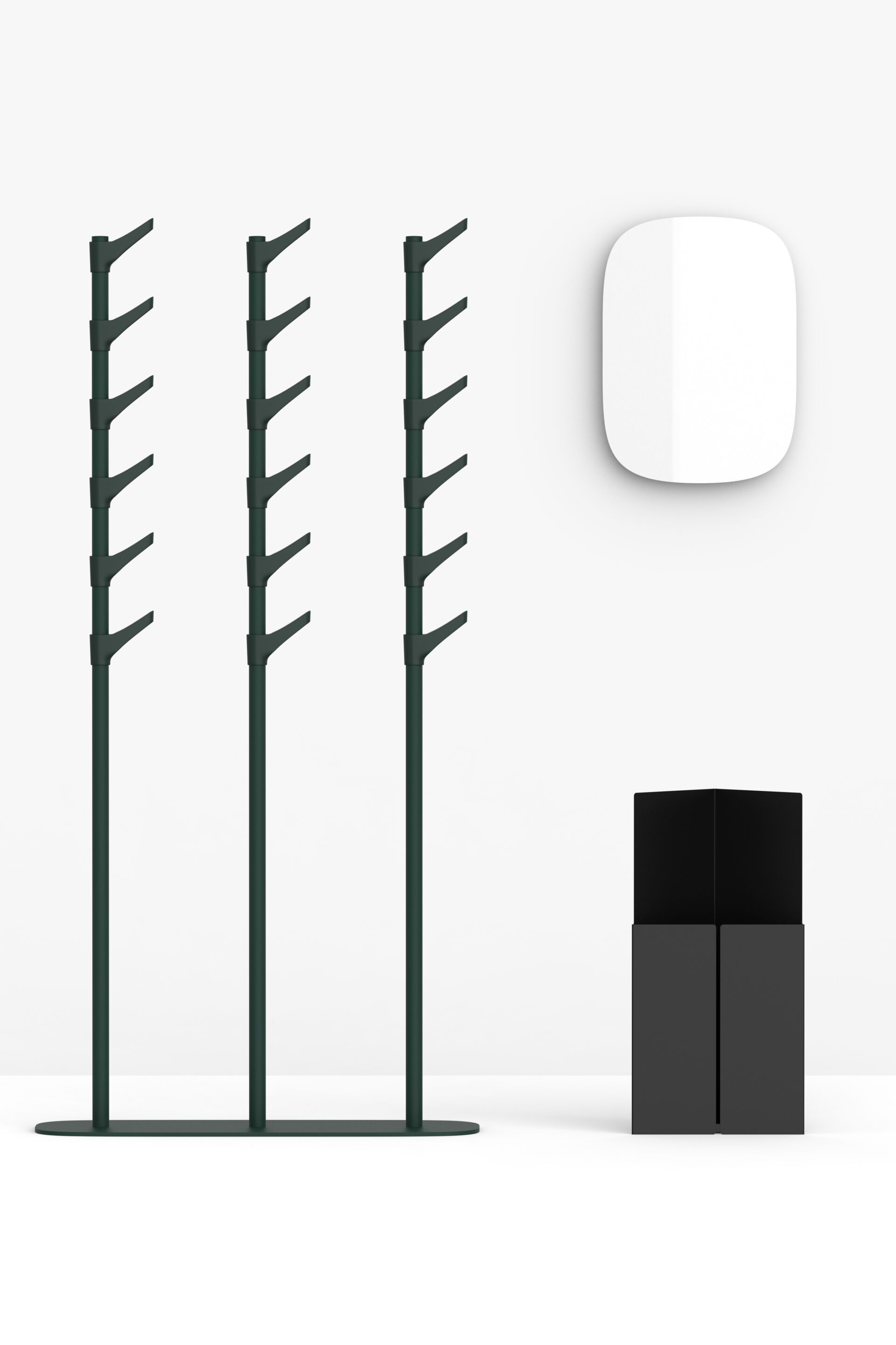 Напольная подставка для зонтов из стали с порошковым покрытием FUNCTIONALS TANGRAM ARCH-00064164 - Вид №3