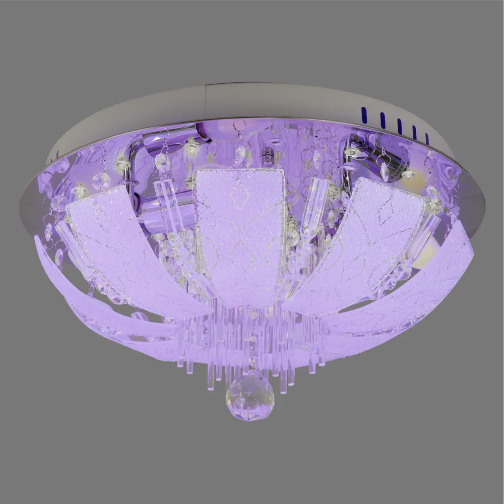 Люстра хрустальная подвесная Пари 4xE14x60 Вт, LED, металл/стекло, цвет хром WINK STLM-2074334 - Вид №14