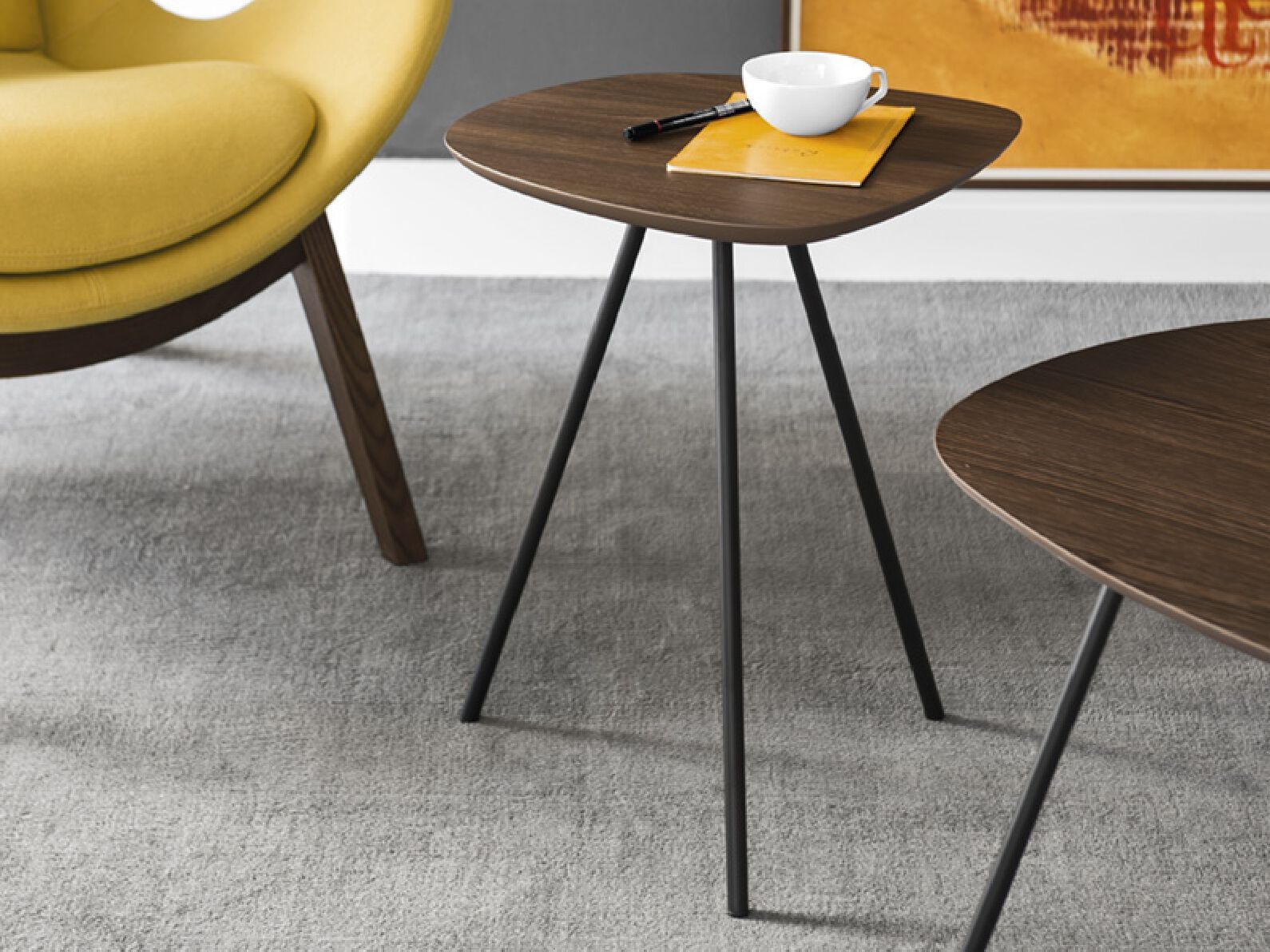 Штабелируемый журнальный столик из шпона Calligaris TWEET ARCH-00038310 - Вид №3