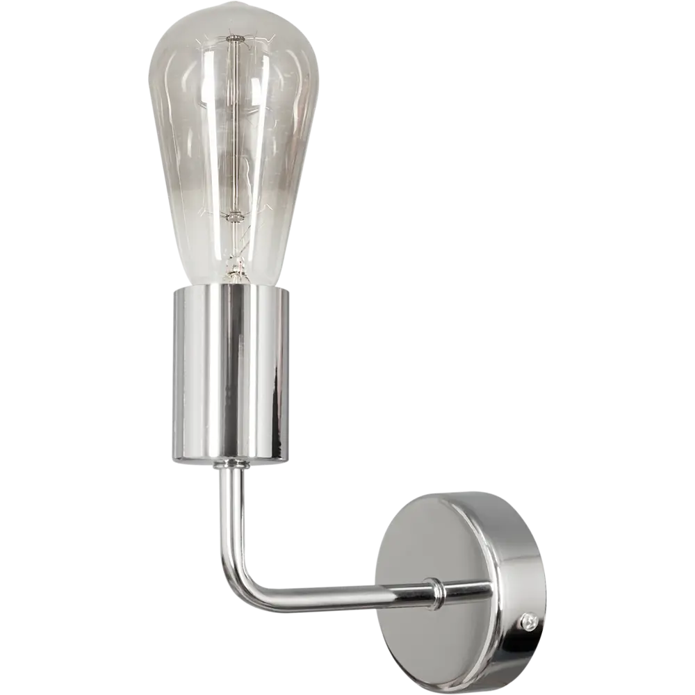 Бра 1хE27х75 Вт, цвет хром ЛАБОРАТОРИЯ СВЕТА "33 ИДЕИ" STLM-2008372