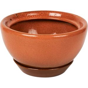 Горшок цветочный Gonchar Камелия №3 Люкс ø16 h11 v2.5 л керамика оранжевый