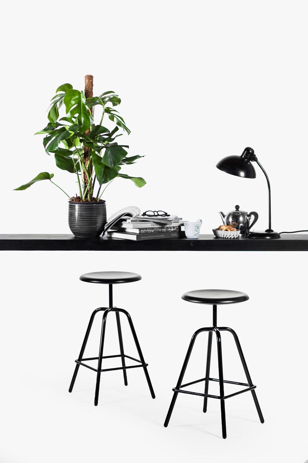 Высокий стул из стали и дерева Atelier Haußmann HERRENBERGER ARCH-00104899 - Вид №9