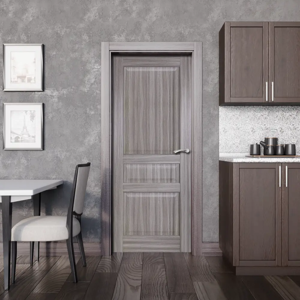 Дверь межкомнатная глухая Artens Мария 80x200 см цвет серый дуб 81933691 STLM-2193638  - Вид №4