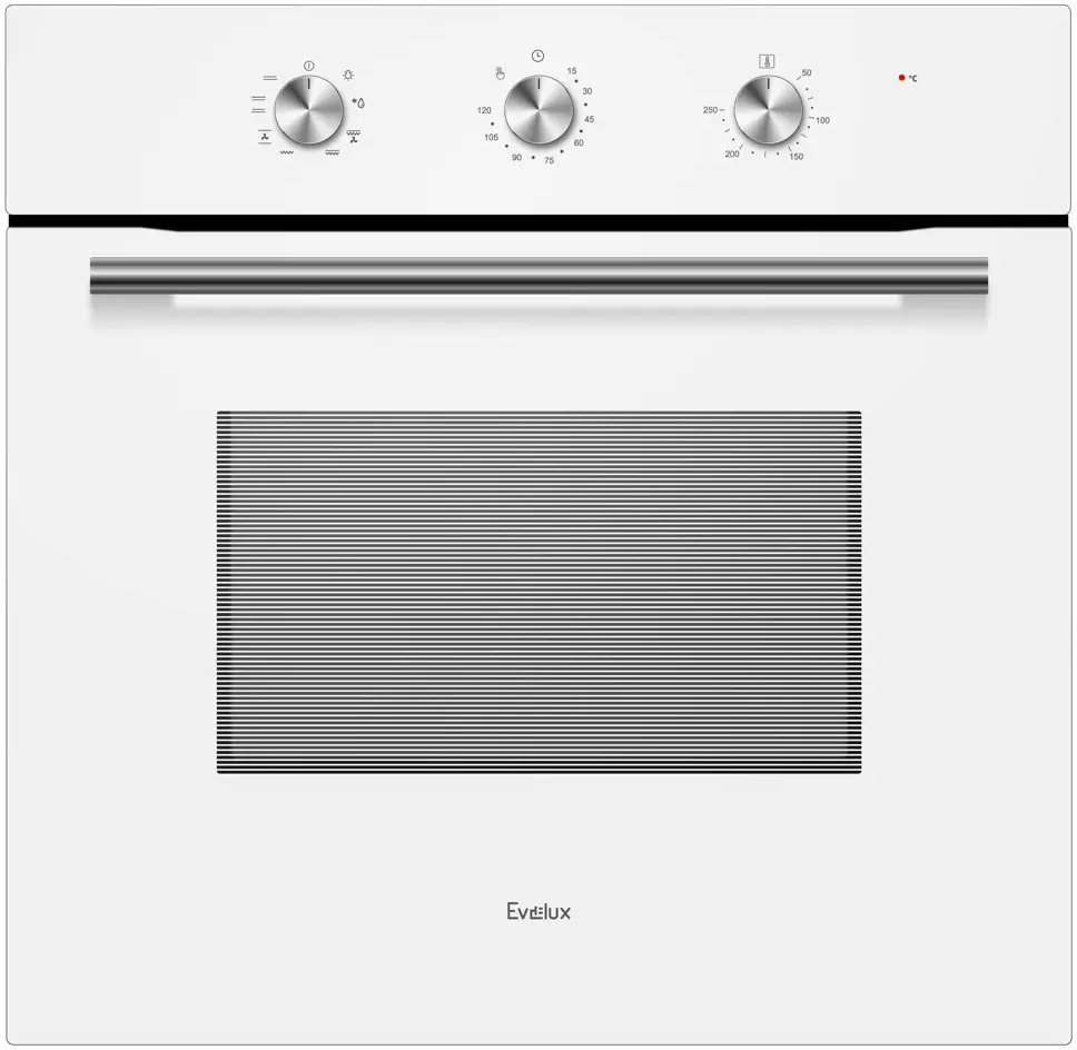 90623888 Электрический духовой шкаф Evelux Eo 620 w 60x57.5x59.5 см цвет белый STLM-0312561