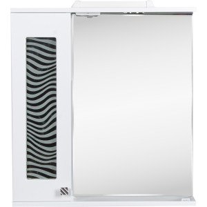 Шкаф зеркальный подвесной «» 65x70 см цвет белый VIGO МАЛЬТА