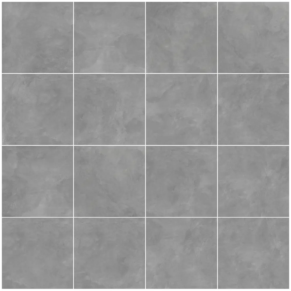 Глазурованный керамогранит Duna Cemento Gris Matt 60x60 см 1.44 м² матовый цвет светло-серый STLM-2053314 - Вид №2