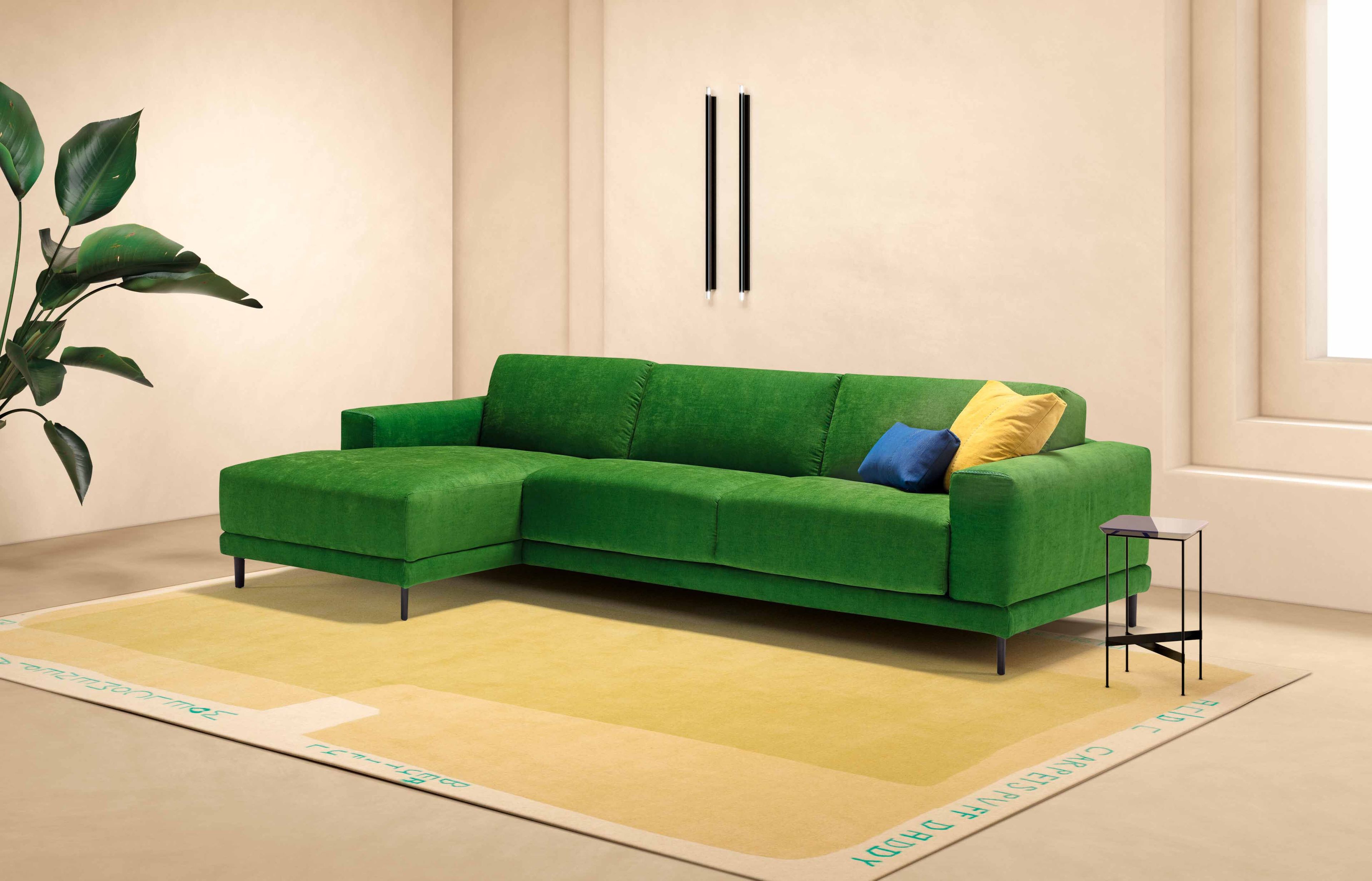 Двуспальный диван-кровать из ткани с полуостровом Dienne Salotti Views II ARCH-00095605 - Вид №3