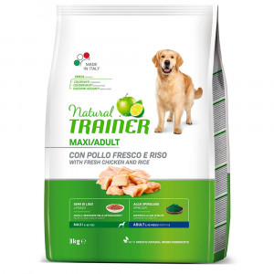 ПР0059535 Корм для собак TRAINER Natural Maxi для крупных пород, курица сух. 3кг NATURAL TRAINER