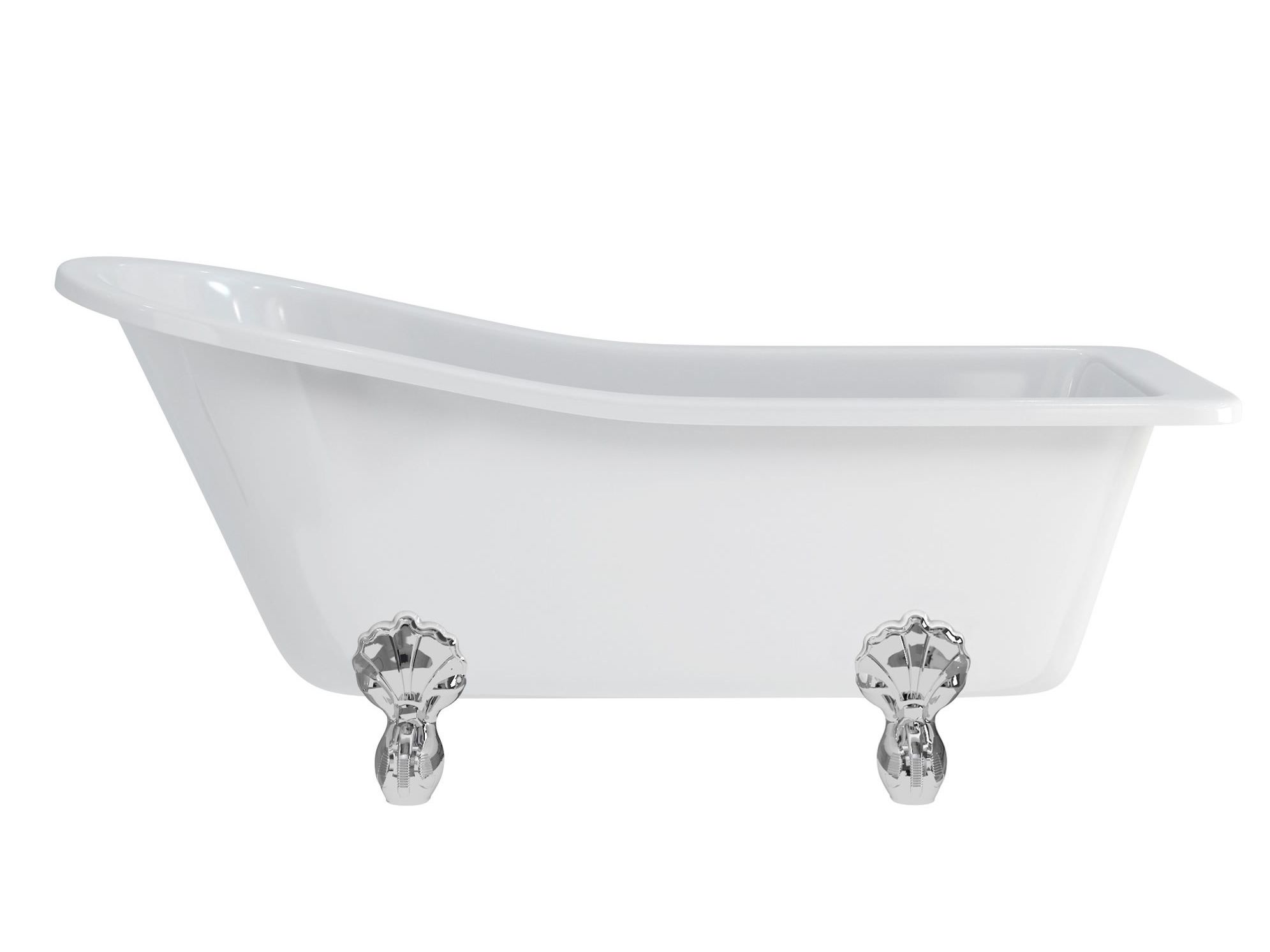 Овальная акриловая ванна на ногах Burlington HAREWOOD ARCH-00064275 - Вид №12