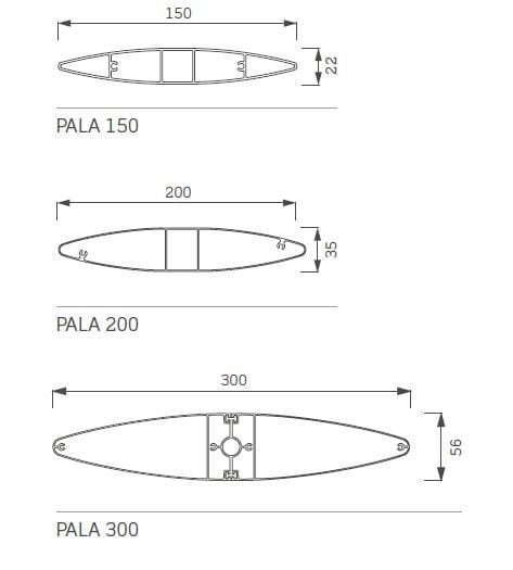 Поворотные или фиксированные алюминиевые ограждения Mv Line вертикальные ограждения ARCH-00137962 - Вид №2