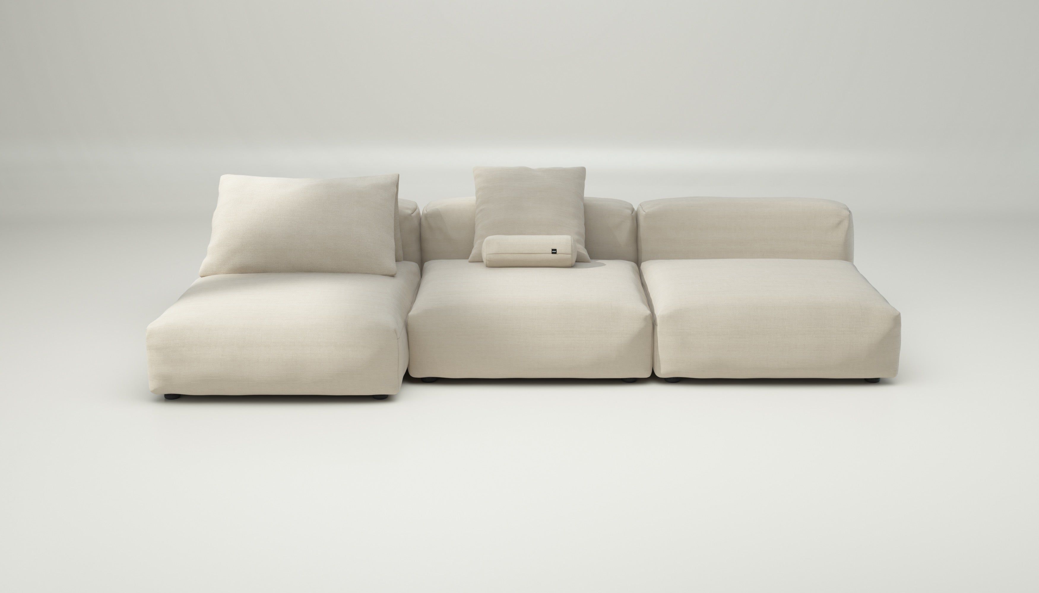 Модульный садовый диван с полуостровом vetsak Pique ARCH-00133737 - Вид №14