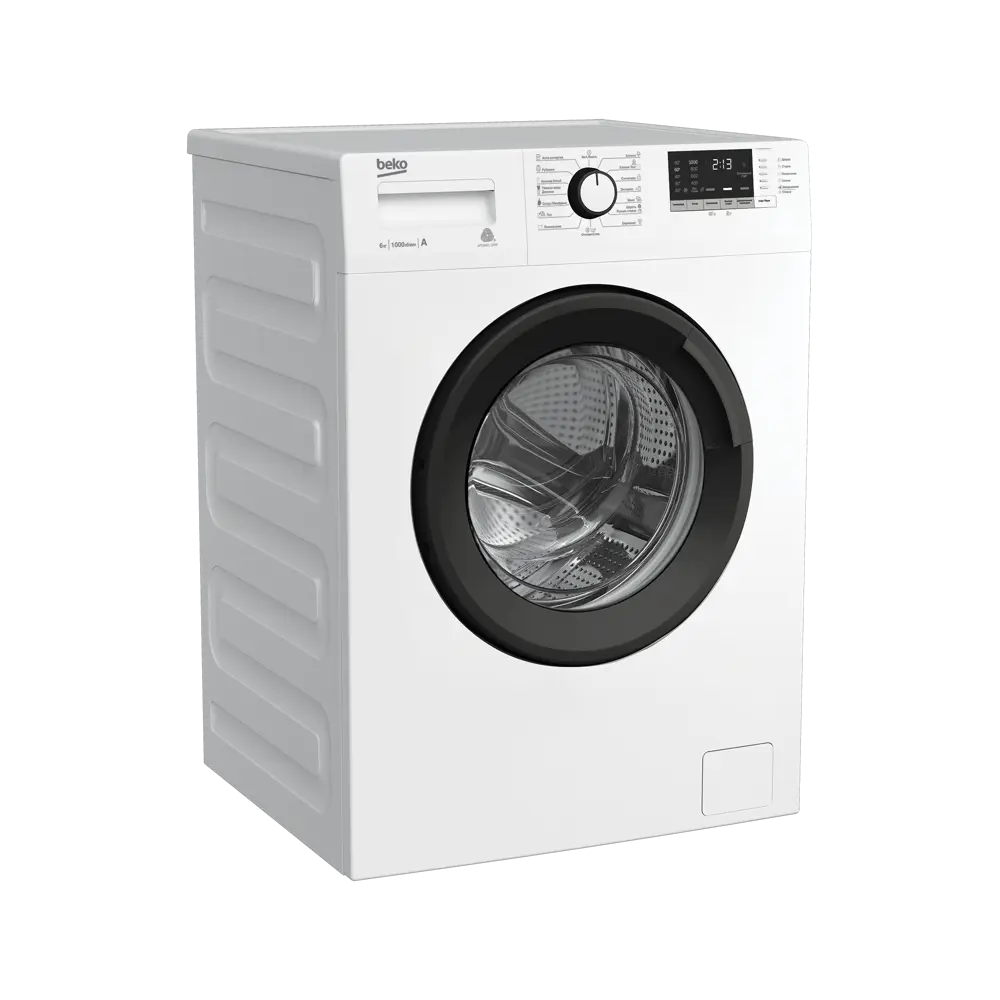 Стиральная машина Beko 60x41.5x84 см 6 кг цвет белый WRE6512ZAW