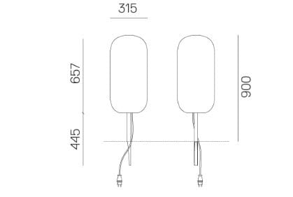 Пластиковый световой столб Artemide Gople Outdoor ARCH-00052863 - Вид №16