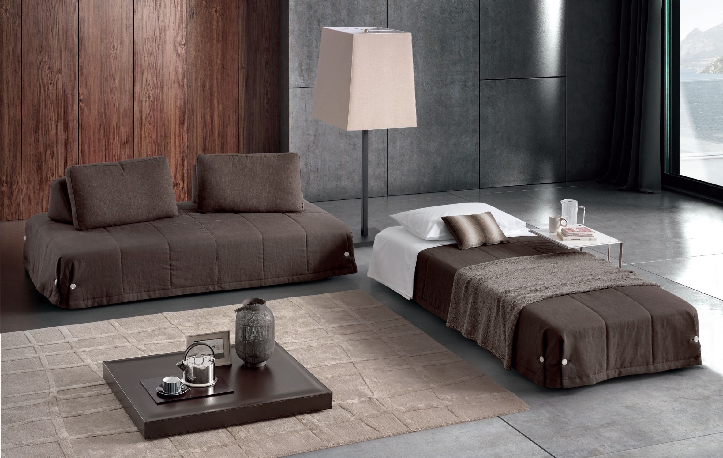 Одноместный диван-кровать из ткани Dema GHOST ARCH-00009205 - Вид №1