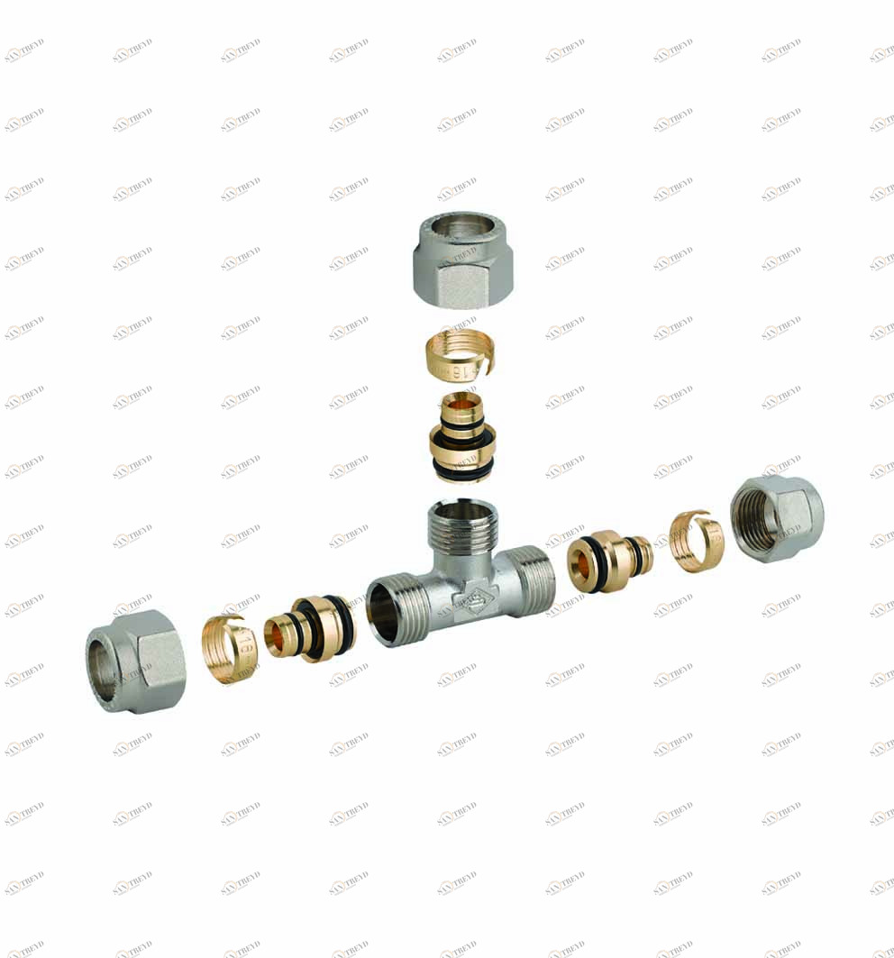 Carlo Poletti R46502Q Коленчатый фитинг 90° с внутренней резьбой для труб многослойных 