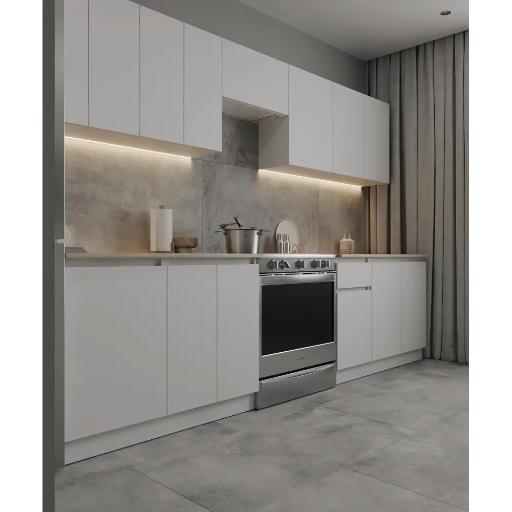 Кухонный шкаф Santreyd Миус - минимализм в белом цвете 89394536 STLM-1548242 - Вид №9