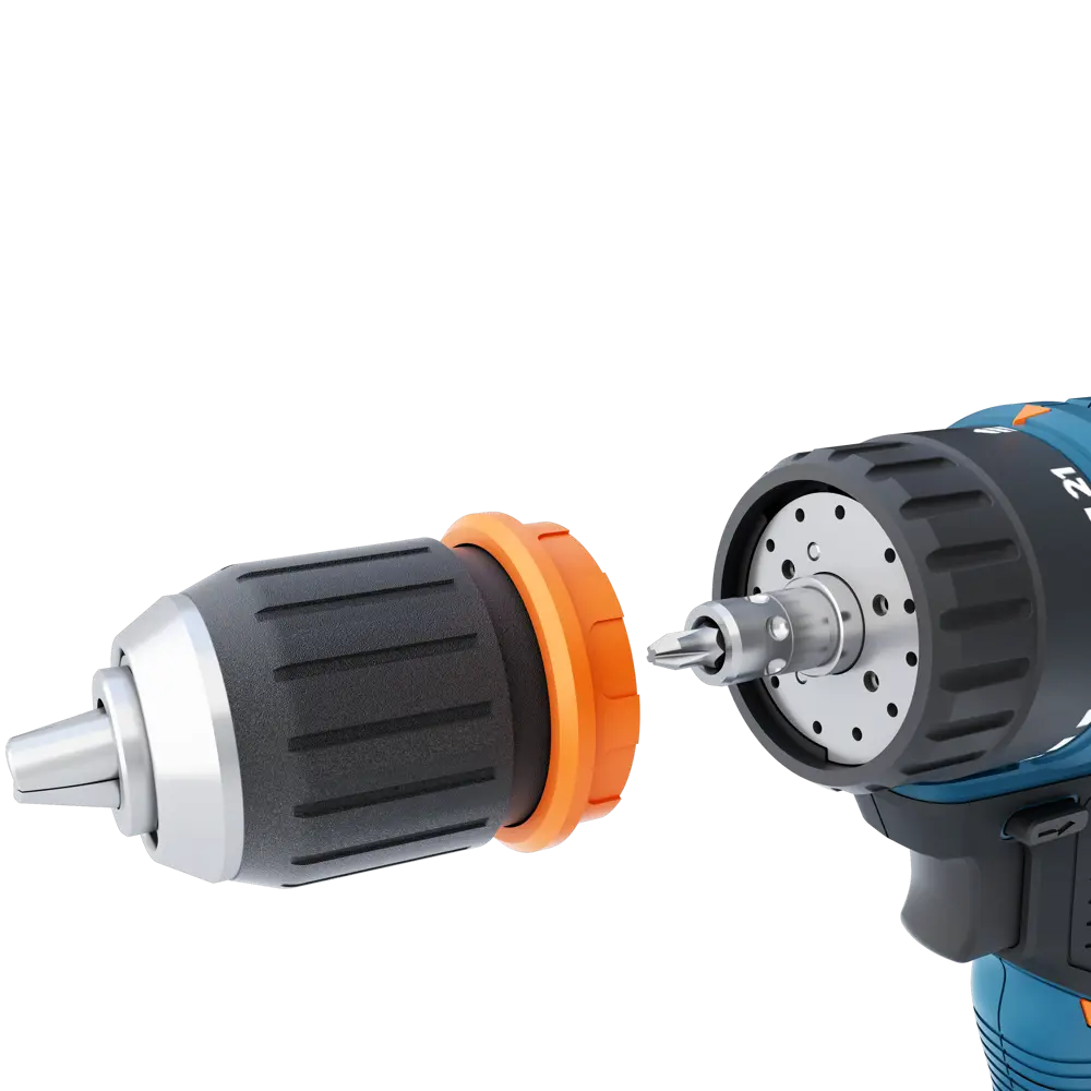 Дрель аккумуляторная Dexter 20VSD2-35RCA.1A, 20 В Li-ion 2.5 Ач STLM-2114127 - Вид №2