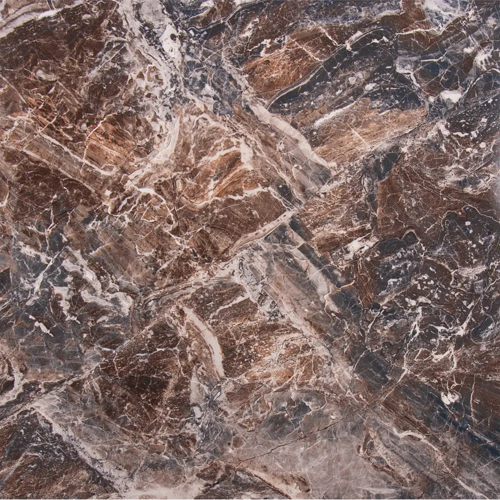 Керамогранит Damascata цвет коричневый 59.5Х59.5 см 1,06 м² Golden Tile STLM-2092904 - Вид №1