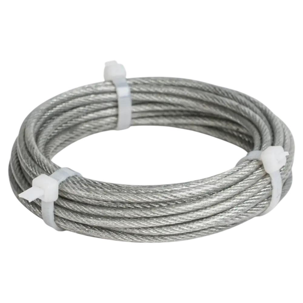 Стальной трос Tech-Krep оцинкованный 2 мм 5 м для надежного крепления 89391056 STLM-1569891 - Вид №1