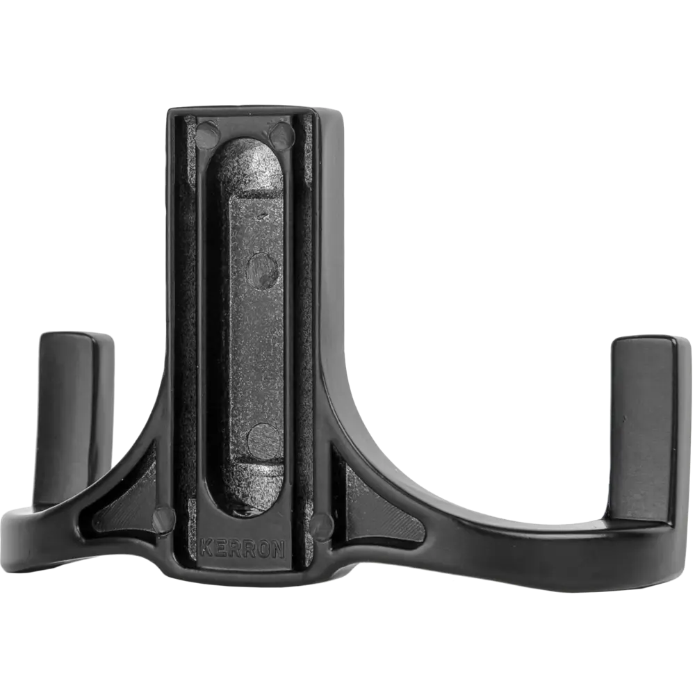Крючок-вешалка Kerron KR0330, 30x51 мм, цвет матовый чёрный STLM-2060953 - Вид №1