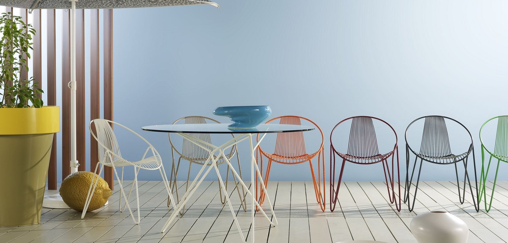 Садовый стул со стальными подлокотниками ROCHE BOBOIS MADAME O ARCH-00094507 - Вид №4