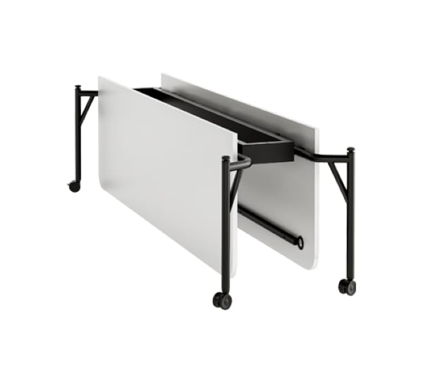 Складной прямоугольный стол из ламината на колесах Howe Folding Surfaces ARCH-00062256 - Вид №1