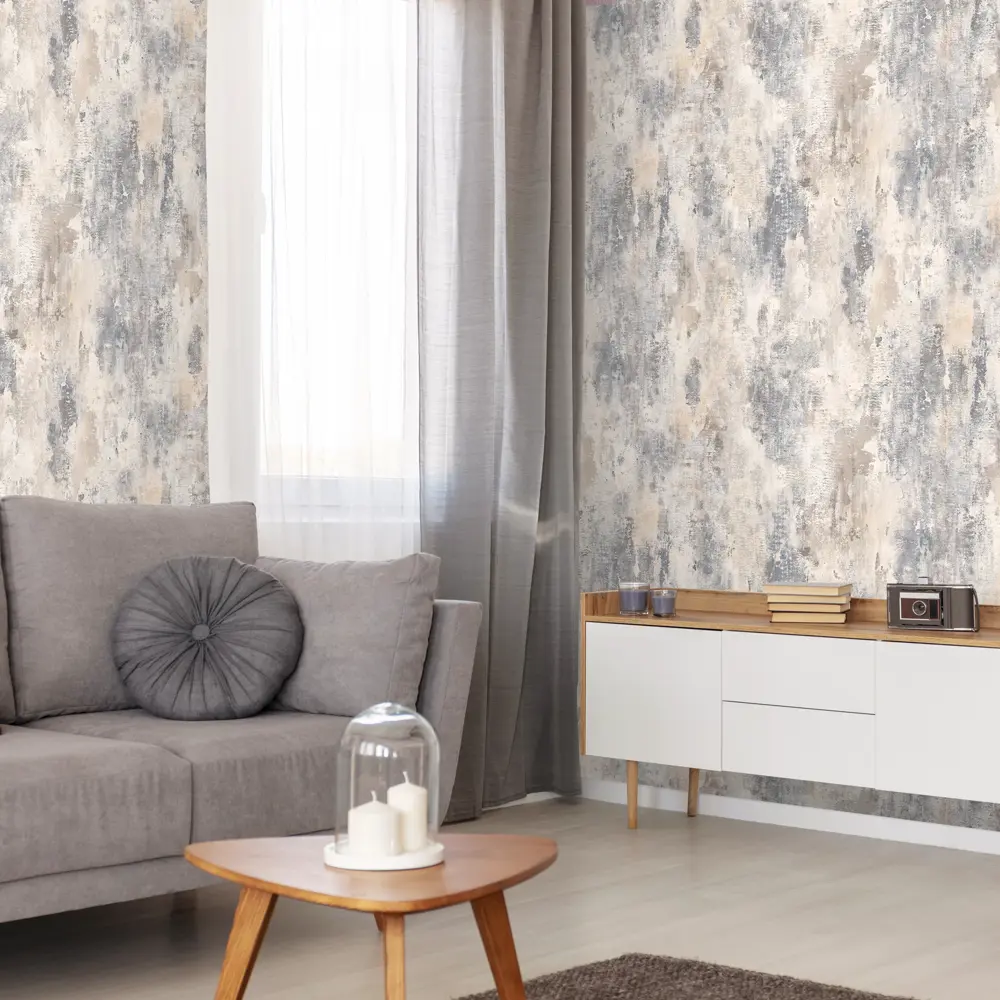 Обои флизелиновые Grandecolife Jungle Fever бежевые 0.53 м JF1101 STLM-2167236 - Вид №3