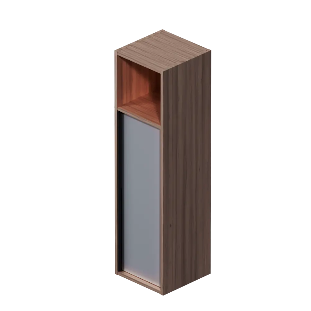 AM.PM Stern — подвесной шкаф для ванной с полкой 110x30 см в цвете орех 87021102 STLM-0072801
