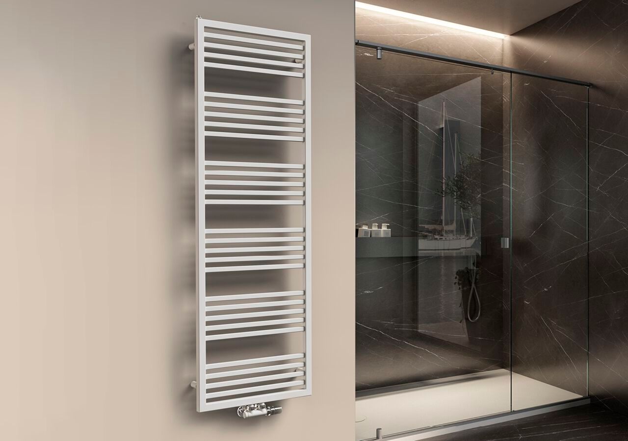 Углеродистая сталь вертикальная горячая вода полотенцесушитель Cordivari Naike ARCH-00101149 - Вид №1